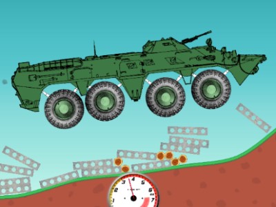 BTR-80 transporter race