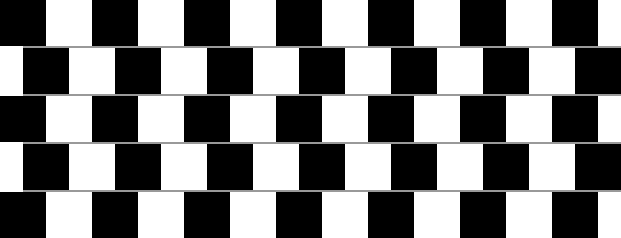 Ilusiones ópticas - pared con azulejos