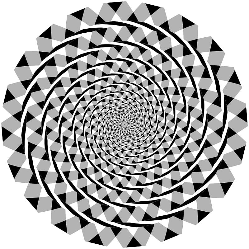 Ilusiones ópticas - espiral