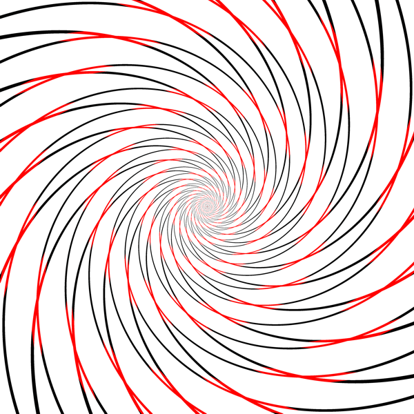 Ilusiones ópticas - espiral